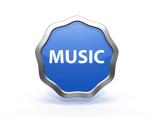 music star icon on white background