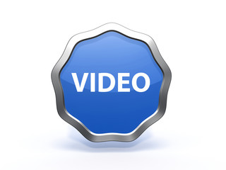 video star icon on white background