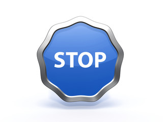 stop star icon on white background