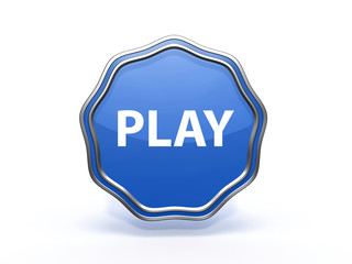 play star icon on white background
