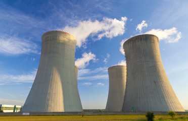 Nuclear power plant Dukovany in Czech Republic Europe