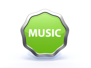 music star icon on white background