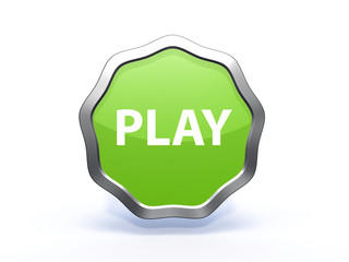 play star icon on white background