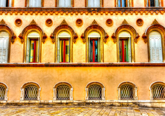 Obraz premium Beautiful old building at Venice Italy. HDR processed