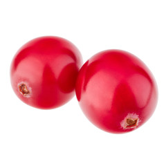 cranberry  isolated on white background cutout