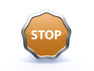 stop star icon on white background