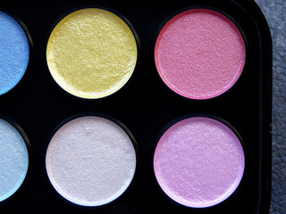 Water color nacreous paints