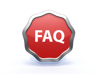 faq star icon on white background