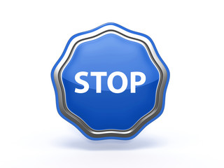stop star icon on white background