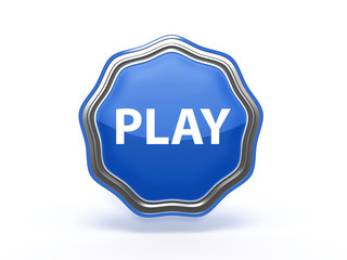 play star icon on white background