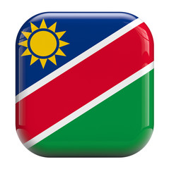 Fototapeta premium Namibia flag icon image