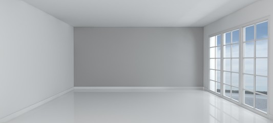 Empty Room with Windows