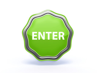 enter star icon on white background