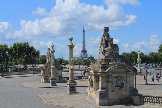 Place de la concorde à Paris, France