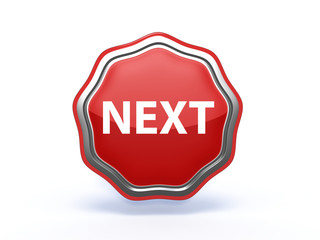 next star icon on white background