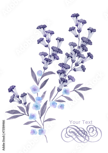 Download "watercolor illustration flower bouquet in simple ...