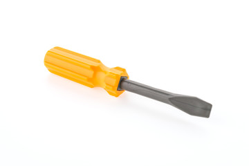 Screw driver isolated on white background