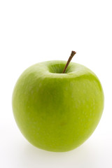 Green apple isolated on white background
