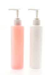 Pump bottle isolated on white