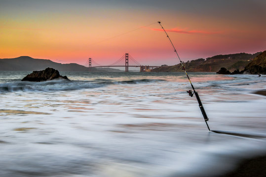 Golden Gate Bridge from China beach