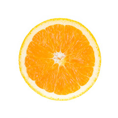 orange fruit isolated on white background