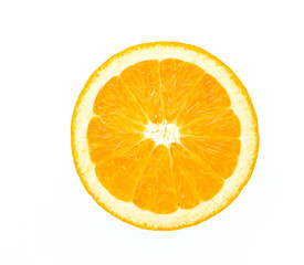 Orange isolated on white