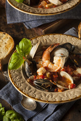 Homemade Italian Seafood Cioppino