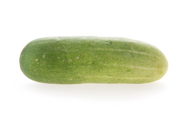 cucumber green vegetable isolated on white background
