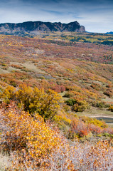 autumn mountain view, colorado 