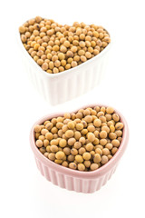 Soybean isolated on white background