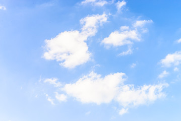 Cloud on blue sky