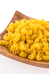 Pasta isolated on white background