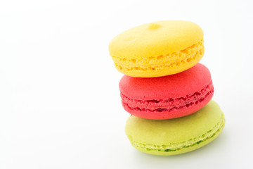 Macaroon isolated on white background