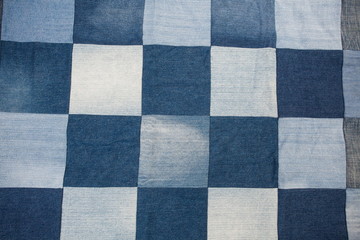 Made of denim jeans Patchwork
