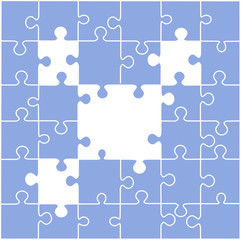 Puzzle vector