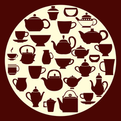 coffee and tea - Illustration