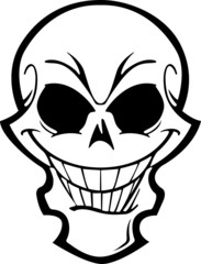 laughing skull