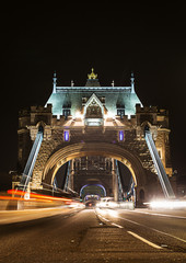 Tower bridge at night, London