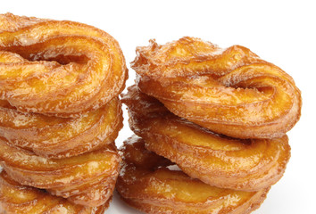 Turkish doughnuts or traditional ring sweet.