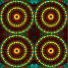 abstract colorful mosaic tiles mandalas