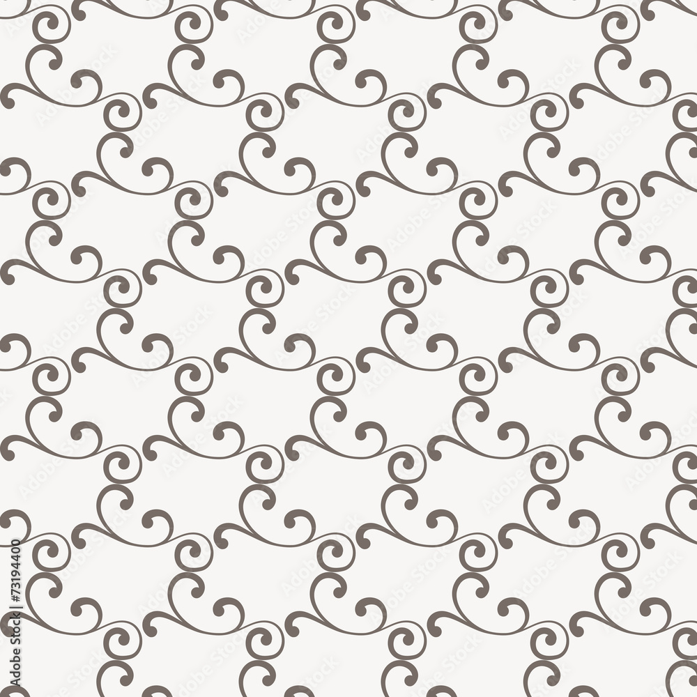 Poster repeating abstract background with curl