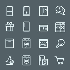 Kitchen Appliances Web Icons