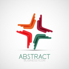 Line design loop logo