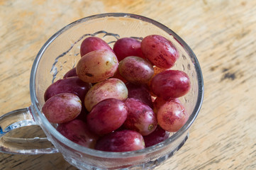 Grape in the bowl