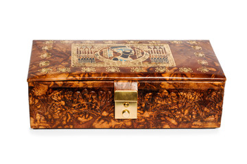 Antique leather box