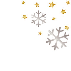 Fototapeta premium Hintergrund Weihnachten / Ecke