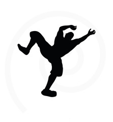 illustration of senior climber man