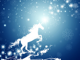 Obraz na płótnie Canvas Christmas Magic Horse
