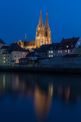 Regensburg at sundown