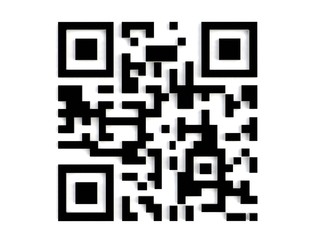 3d qr code abstract image